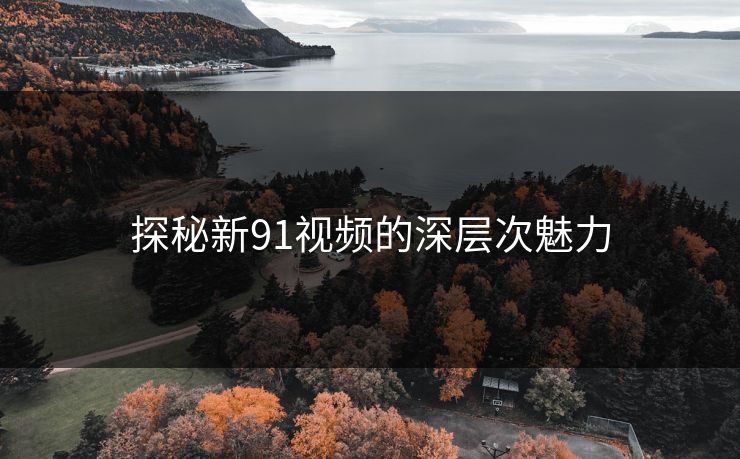 探秘新91视频的深层次魅力